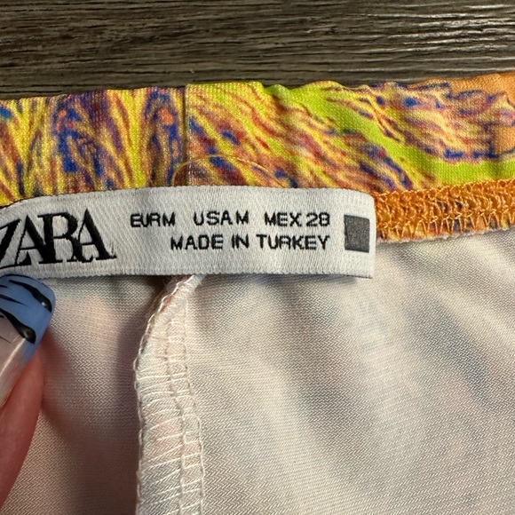 ZARA Ocean Reef Design Tap Shorts - Size M - Picture 8 of 14